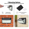 288 LED Solar Powered Light Outdoor PIR Motion Sensor Wall Security Garden Lamp
