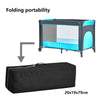 Portable Baby Travel Cot Crib Bassinet Bed Playpen Infants with Mattress Folding