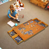 1500 Pcs Puzzle Board Wooden Jigsaw Storage Table Game Set W/ 4 Sliding Drawers