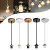 UK Light Pendant Fitting Ceiling Rose  Suspension Set 5 Colours Light Base