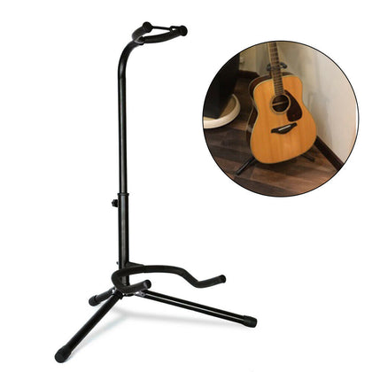 Adjustable Telescopic Guitar Stand for Acoustic Classic Electric Bass Guitar