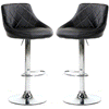 Set of 2 bar stools, grey, pink, black, yellow, blue, purple, red,