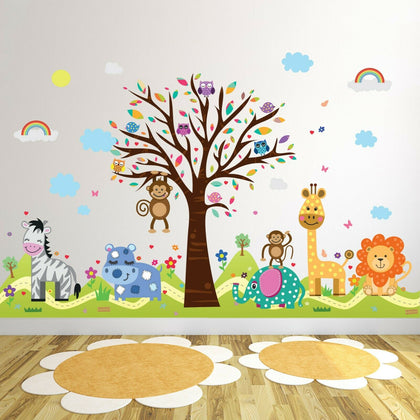 Walplus Wall Sticker Decal Wall Art Happy London Zon with Hills Home Decoration