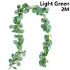 1/2m Artificial Fake Eucalyptus Garland Wreath Greenery Leaf Vine Plants Foliage