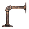 4Pcs Pipe Shelf Brackets Industrial Iron Rustic Wall Floating Shelves Supports