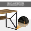 Rustic Writing Table Home Office Computer Desk Industrial Study Shelf Storage PC