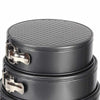5 Set Round Cake Tins Non Stick Spring Form Loose Base Baking Pan Carbon Steel