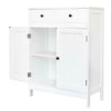 Bathroom White 1 Drawer 2 Door Storage Vanity Cupboard Furniture Unit