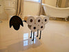 Novelty Sheep Toilet Roll Holder Bathroom Tissue Ornament Free Standing Metal