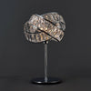Chrome Table Lamp Modern Acrylic Jewel Intertwined Ring Design Light LED Bulb