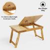 Bamboo Lapdesk Laptop Desk Stand Tray Notebook Portable Folding Home Office.