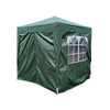 2x2m Green Pop Up Gazebo Marquee Garden Awning Party Tent Canopy with 4 Sides
