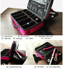 Professional Large Make Up Box Vanity Case Cosmetic Nail Art Travel Beauty Bag