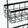 2 Tiers Metal Wall Hanging Shelf Storage Shelves Floating Wire Baskets Rack Home