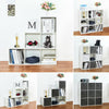 6/9 Cube Wooden Bookcase Shelving Unit Display Storage Shelf Home Office White