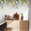 DIY Tropical Leaves Wall Sticker Butterfly Flower Plant Decal Living Room Home