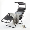 Mondeer 2 x Zero Gravity Recliner Chair Lounge Sun Garden Deck Folding Patio