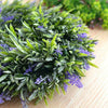Artificial Silk Flowers Garland Hanging Lavender Boxwood Door Wreath Wedding NEW