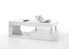 Modern White Gloss Extending Storage Coffee Table With Drawer FREE DELIVERY