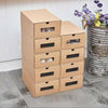 10x Foldable Cardboard Shoe Boxes Organiser Drawer Stackable Storage Transparent