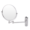 8" Extendable Shaving Mirror10X Magnification Double-sided Round Bathroom Mirror