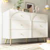 Bedroom Modern Chest of 6 Drawers White Storage Cabinet Home Bedside Furniture