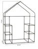 Walk In Greenhouse PVC Plastic Garden Grow Green House with 6 Shelves UK