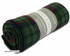Tartan Check Polar Fleece Throw Blanket Picnic Beach Park Travel 120cm x 150cm
