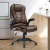 Reclining Faux Leather Office Swivel Computer Massage Chair Remote