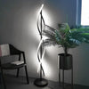 60W Tall LED Floor Lamp Reading Standing Lamp Cool White Modern Lounge Room Lamp