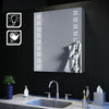 Modern Bathroom Mirror/Cabinet LED Illuminated Wall Mounted Touch/Sensor