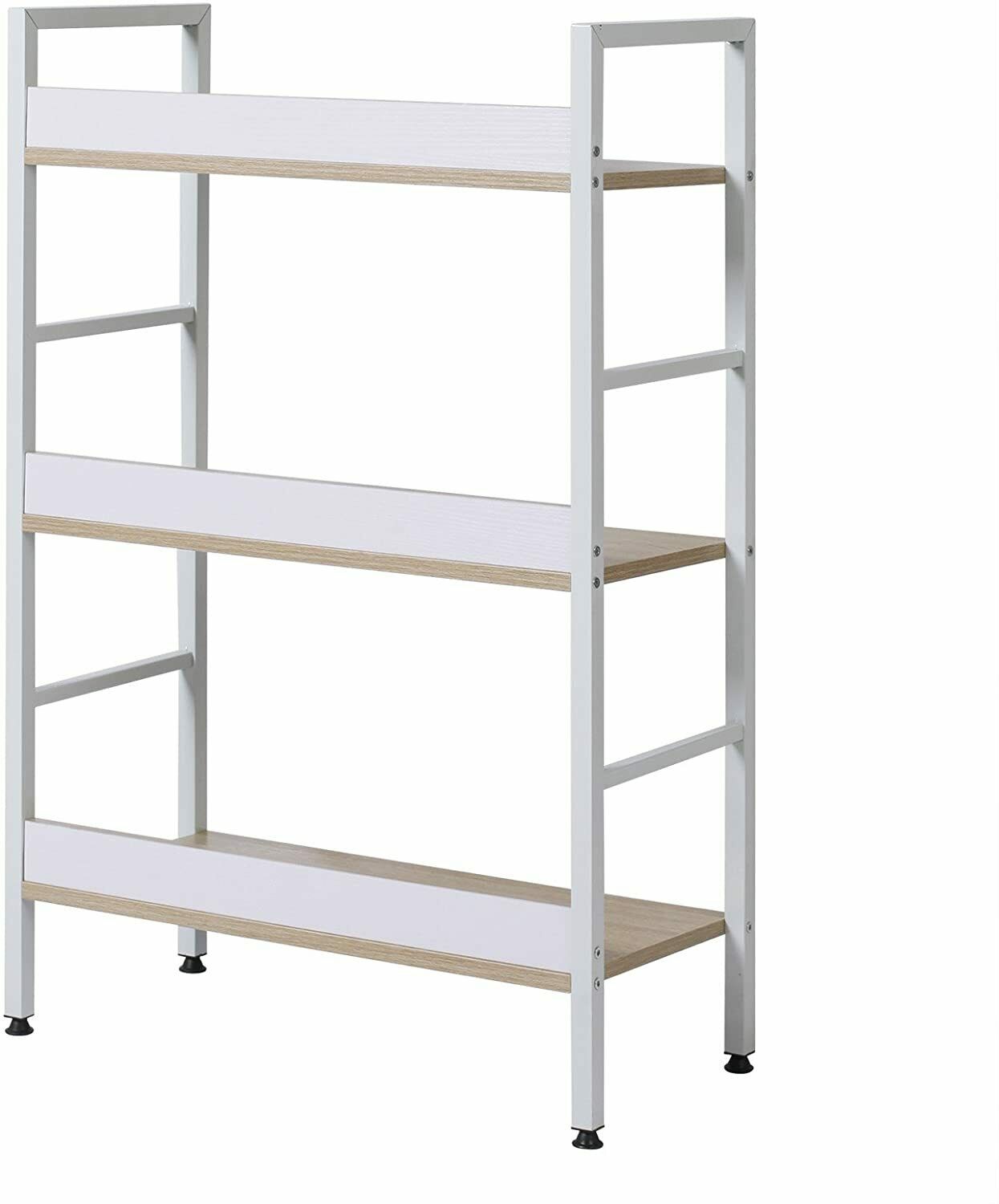 3/4/5 Tier Ladder Shelf Storage Shelving Unit Bookcase Corner Rack Display Stand