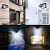 2x 100 LED Solar Power PIR Motion Sensor Wall Light Outdoor Garden Security Lamp