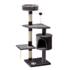 Large Cat Tree Climbing Tower Scratcher Post Kitten Deep Grey Activity Centre