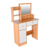 Modern Dressing Table Bedroom Vanity Table Makeup Desk W/ Mirror & 2 Drawers UK
