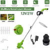 21V ELECTRIC CORDLESS STRIMMER GRASS TRIMMER GARDEN LAWN EDGER W/ BATTERY TOOL