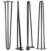 Hairpin Table Legs Furniture Set Hair Pin Desk Bench Steel Black Coffee Chair