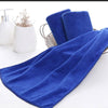 2PCS Large Cotton Beach Bath Towel Sports Travel Camping Gym Lightweight