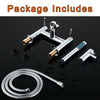 Waterfall Bathroom Tap Chrome Basin Mixer Bath Filler Shower Deck Tap Faucet Set
