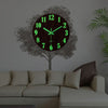 Wall Clock Illuminated / Solid Numerals Silent Retro Chic Decor 12-13inch Clocks