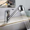 Pull Out Kitchen Mixer Sink Taps Single Lever Spray Head Chrome Mono Mixer Tap