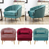 Upholstered Oyster Armchair Scallop Tub Chair Cocktail Wing Back Lotus Seat Sofa