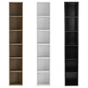 Cube 6 Tier Tall Wood Bookcase Shelf Shelving Display Storage Unit 180cm