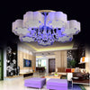 LED Crystal Ceiling Light Colour Changing Chandelier Pendant Lamp with Remote