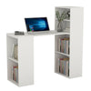Computer Desk with Shelves PC Laptop Table Home Office Corner Workstation White