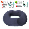 Pain Relief Donut Pillow Orthopaedic Seat MemoryCushion Tail Bone Coccyx UK