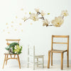 White Magnolia Spring Self-adhesive Wall Sticker Decal Room Home Decor