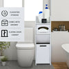 Bathroom Small Floor Wooden Cabinet Narrow Storage Cupboard Toilet W/ Drawers