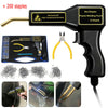 Hot Stapler Plastic Repair Car Bumper Fender Fairing Welder Gun Kit +200 Staples