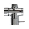 Round Shower 3 Way Diverter Valve Part Water Segregator Handheld Replacement New